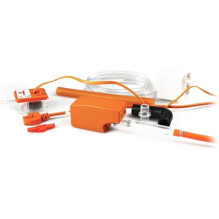 Aspen Pumps Pompe de Relevage Condensats Silent+ Mini Orange FP3313 12 L/h 10 m 19 dB pour Climatiseur Split