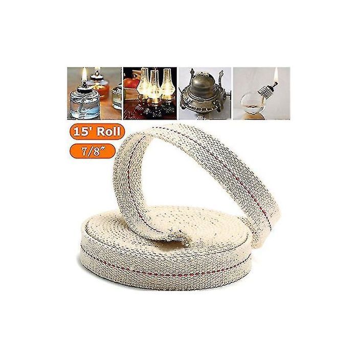 Mèches plates en coton pour lampe à pétrole et lampe à huile brûleur rechange Mèches plates en coton pour lampe à pétrole et lampe à huile brûleur rechange