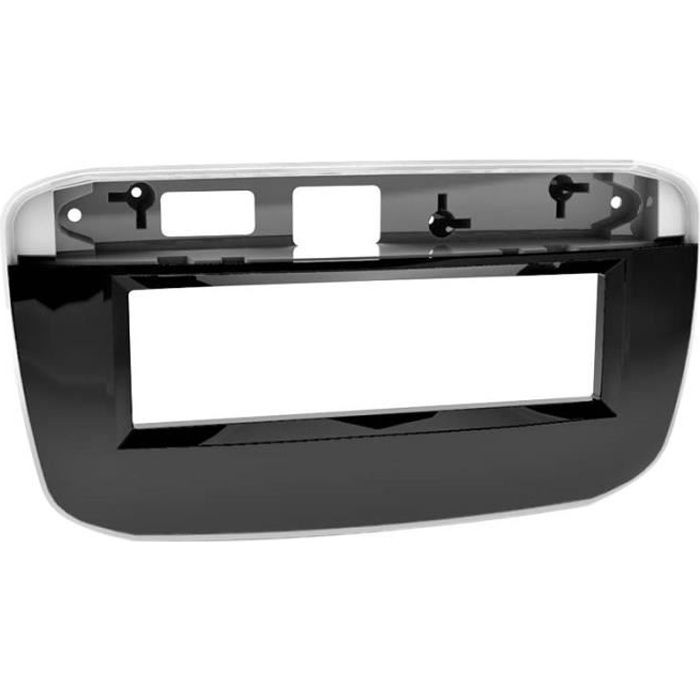 Adaptateur de façade 1-DIN Fiat Punto EVO 2009 > noir piano