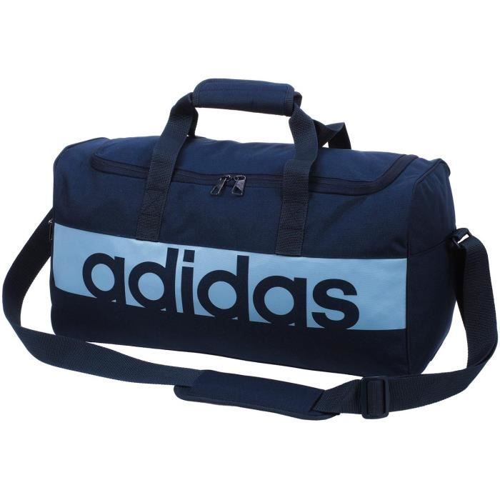 Sac de sport linear duffel S bleu marine - Adidas