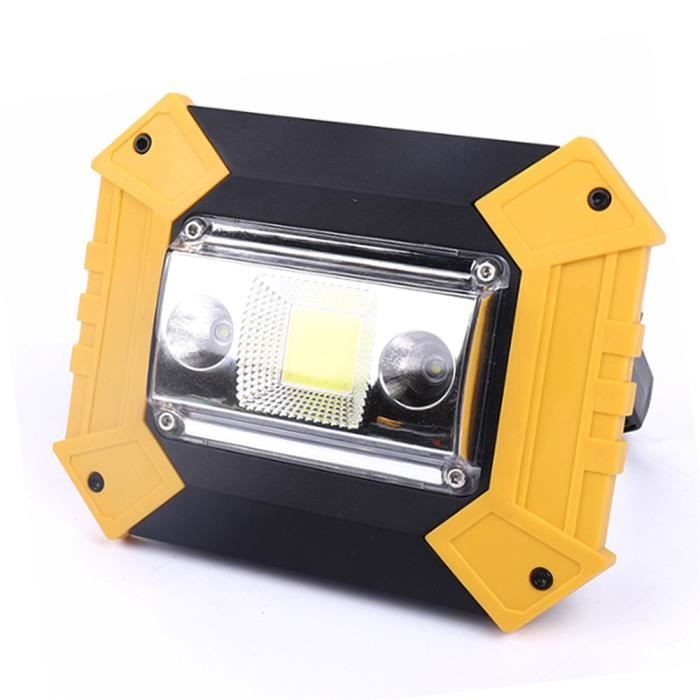 Projecteur LED portable rechargeable W20 Maximus - Leroy Merlin