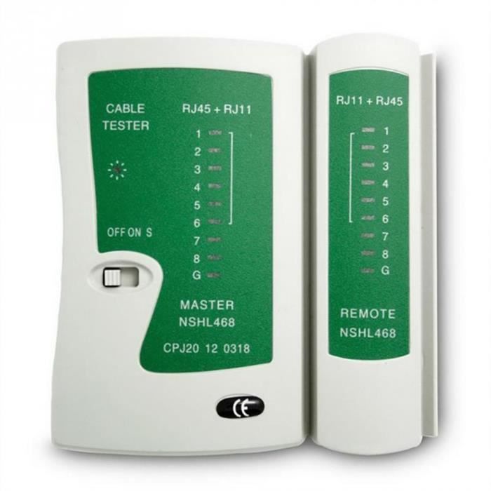 Testeur De Câble Réseau Led Rj45 Rj11 Rj12 Lan ethernet tester - Prix en Algérie | DZ