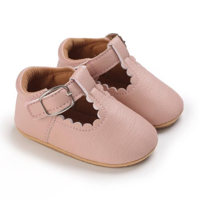 Couleur E39 rose taille 7 12 mois Chaussures de princesse n ud