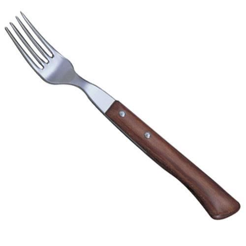 Arcos Fourchette à Steak En Acier Inoxydable 18/10 - Manche Brun Polypropylène, 200 Mm - Couvert De Table Qualité Pro