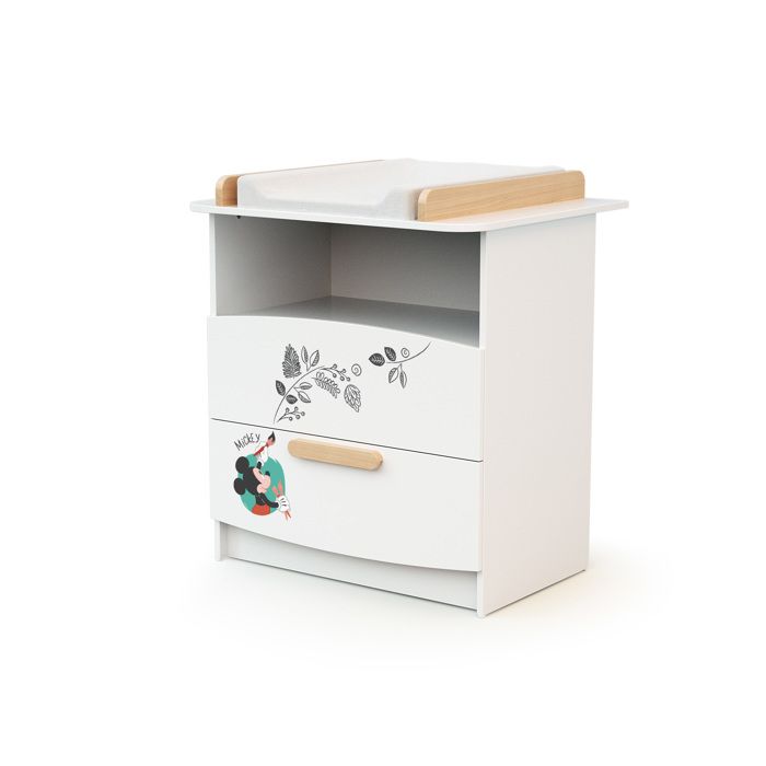 Commode Plastique DOMO PACK LIVING Mickey & Minnie - 15.5x21x10.5cm - Déco Enfant Colorée