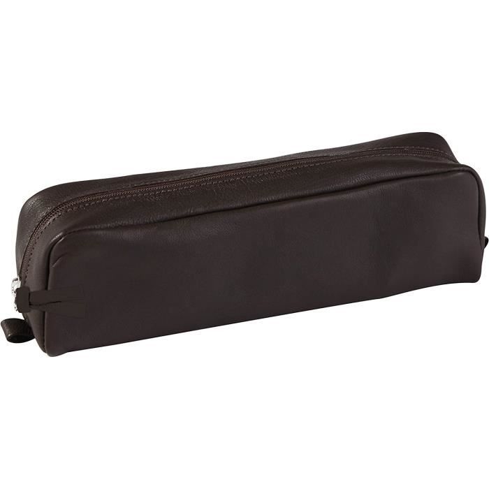 WAYTEX Rectangular Fabric Pencil Case Small 21 X 4 X 4 Cm Red