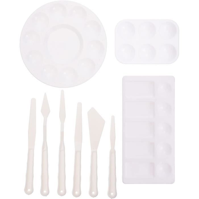 Lot De 4 Pales Mélangeuses Pour Perceuse – Spirale 4 Hélices, Réutilisables, Pour Peinture, Résine époxy