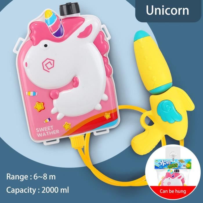 Aragallant Arroseur Gonflable Licorne 2 En 1 - Jouet Eau Extérieur Enfant + Bascule