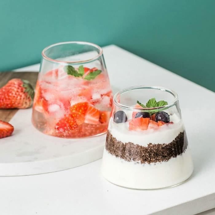 50 Verres En Plastique à Paillettes Argentées KAHEIGN - 300ml - Transparent - Pour Fêtes Et Mariages