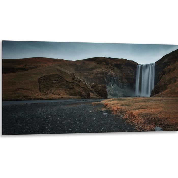 Diamond Painting Kit Completo,Fiume di montagna Diamond Painting 5D,Fai da Te Pittura Diamante di Strass,Ricamo Artigianato per Adulti,Decor parete cameretta da letto del soggiorno Round Drill 30x40cm