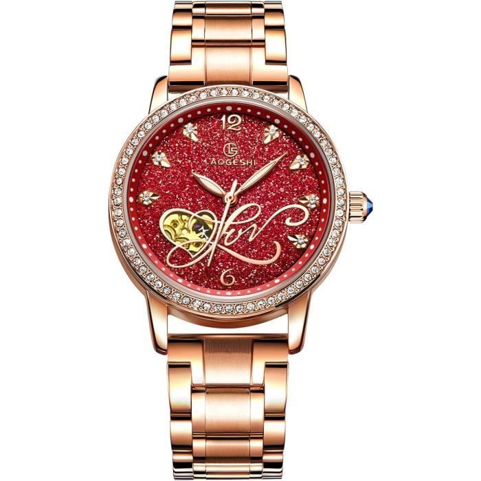 Montre Automatique Pour Femme FORSINING - Cadran Doré/argenté, Bracelet Acier - 32mm, étanche 30m - Neuf Avec étiquettes