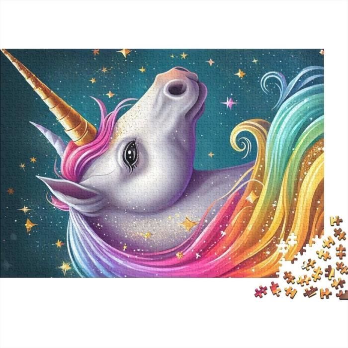 Puzzle Licorne Douce 1000 pièces pour Adultes