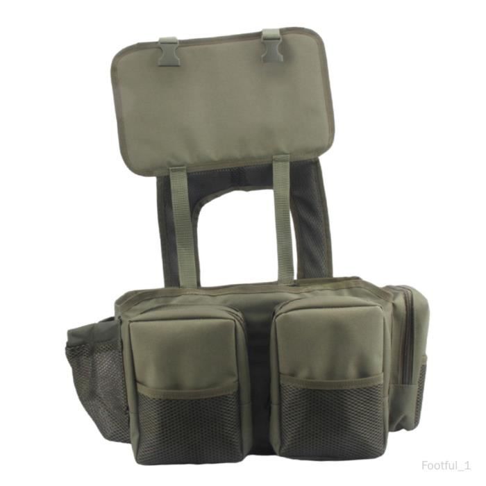 Sac à Dos Pêche Compact Étanché – Petit Sac Bandoulière Fly Fishing Avec Boîtes, Idéal Pêche Légère Et Mouche