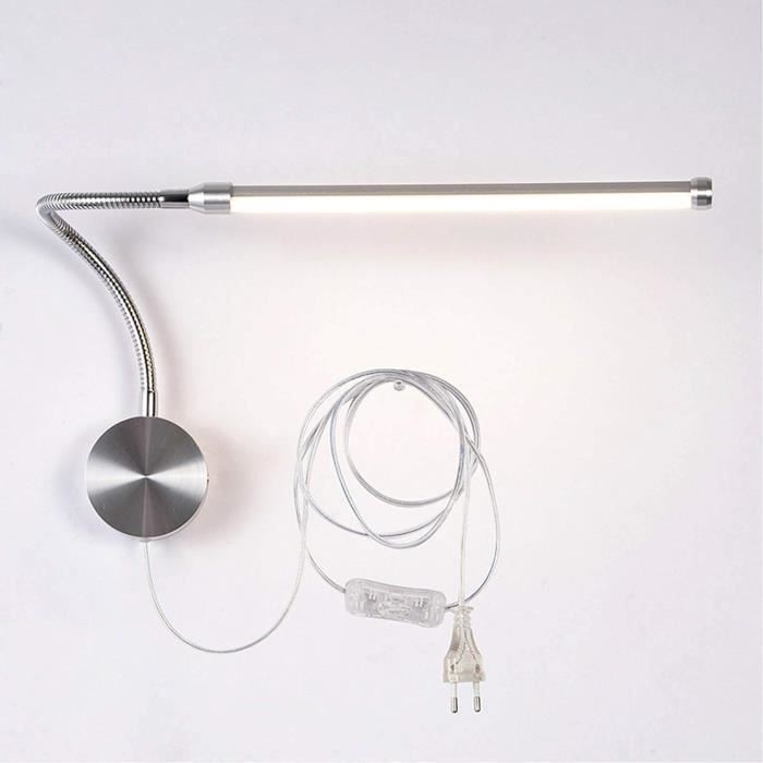 Lampe de lecture LED Murale 3W avec interrupteur (Blanc chaud Lampe de lecture LED Murale 3W avec interrupteur (Blanc chaud