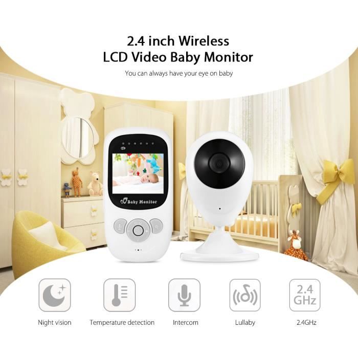 Babyphone Vidéo sans Fil Caméra Bébé avec écran LCD 4,5” - BLEOSAN - Vision  Nocturne et Température - Cdiscount Puériculture & Eveil bébé