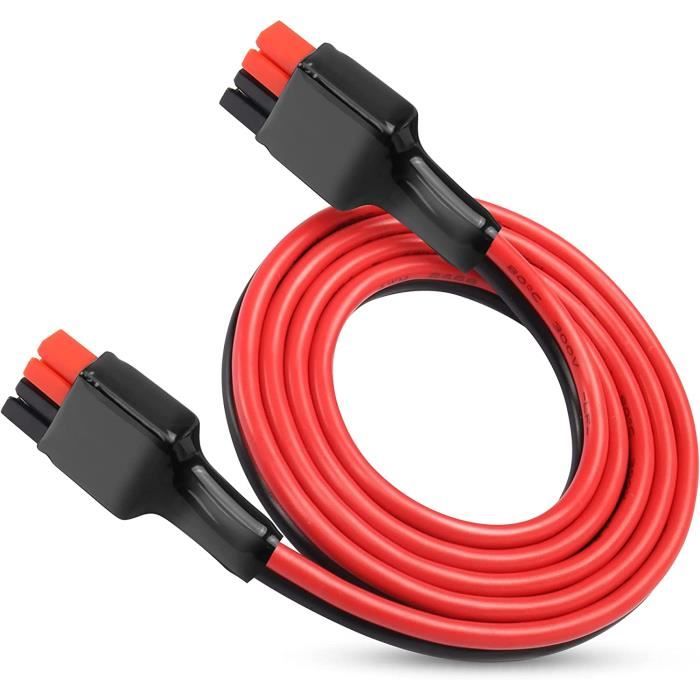 FOSSiBOT Câble Solaire XT90 - 5m, 14 AWG - Compatible Stations F2400 Et F3600 - Pour Panneaux Solaires Portables