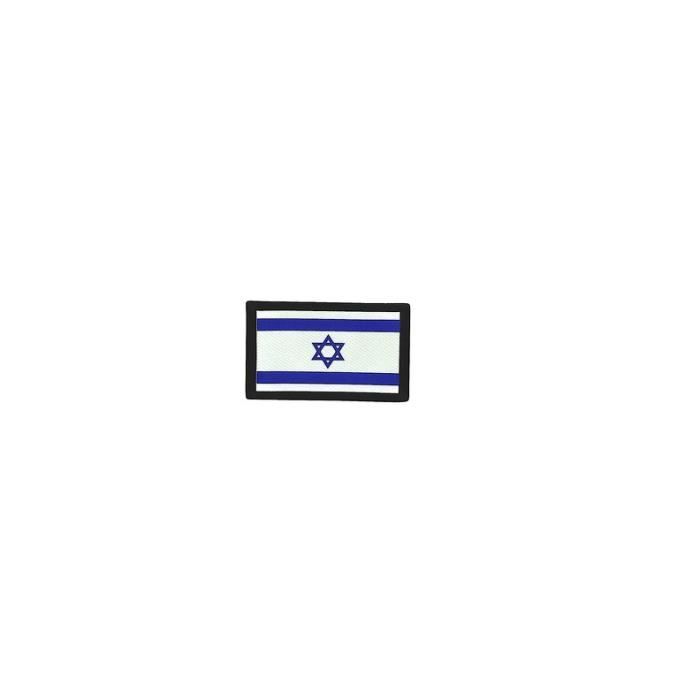 Patch drapeau Israël brodé, écusson thermocollant