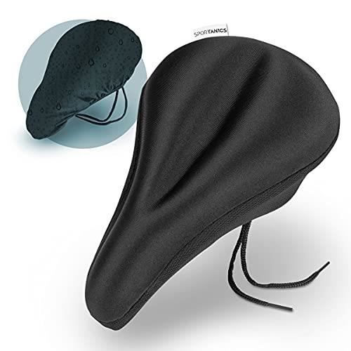Housses De Selle De Vélo En Gel, Douces, Confortables Et Respirantes Pour Vtt Blanches Pois Noirs Et Blancs 97167554