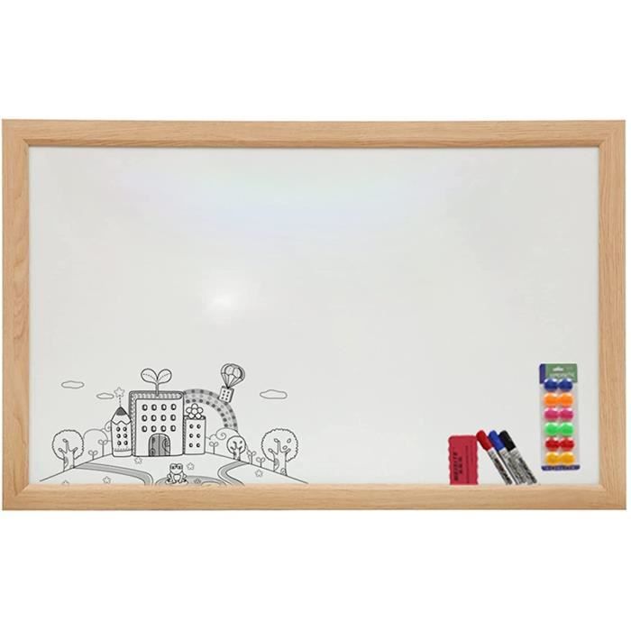 Tableau De Poche Magnétique 33x45cm - Organiseur Scolaire Suspendu, Emploi Du Temps, Aides Pédagogiques Avec 10 Cartes