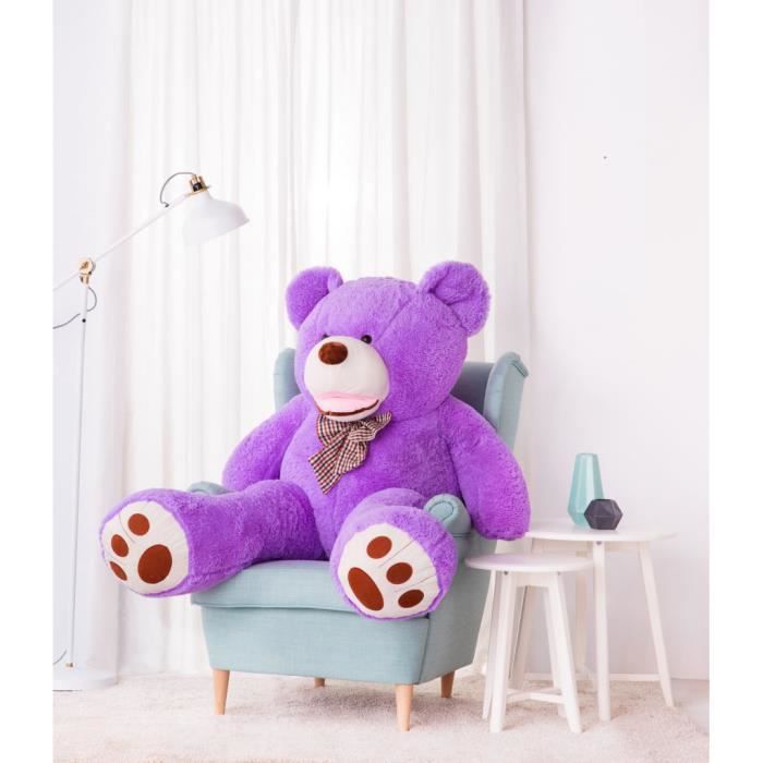 YunNasi Brun 160cmGéant Nounours en Peluche ours Doudous - Cdiscount Jeux -  Jouets