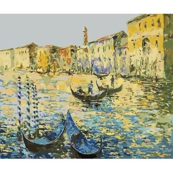 Diy Peinture à L'huile Peinture Par Numéro Kit Pour Enfants Débutant Adulte  16x20 pouces - - Venise Watertown - -sans Cadre - Achat / Vente peinture au  numéro Diy Peinture à L'huile - Cdiscount
