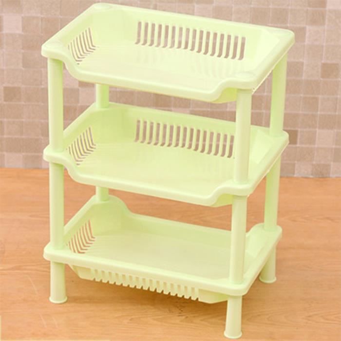 3 Couches Etagere A Epices Cuisine Etagere De Rangement Cuisine Etagere De Salle De Bain En Plastique Carree Vert Achat Vente Meuble A Epices 3 Couches Etagere A Epices Cdiscount