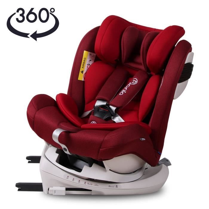 Siège auto Isofix 0 à 36 kg groupe 0/I/II/III pivotant. En promotion