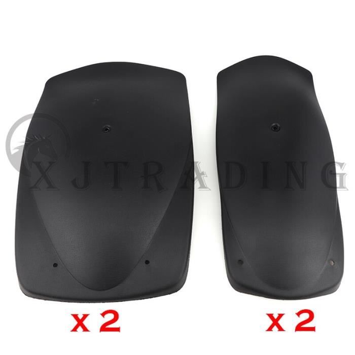 Lot De 4 Garde-boue Universels Pour Voiture, SUV, Camion – En PP + TPO, Noir, Protection Contre La Boue Et Les Graviers