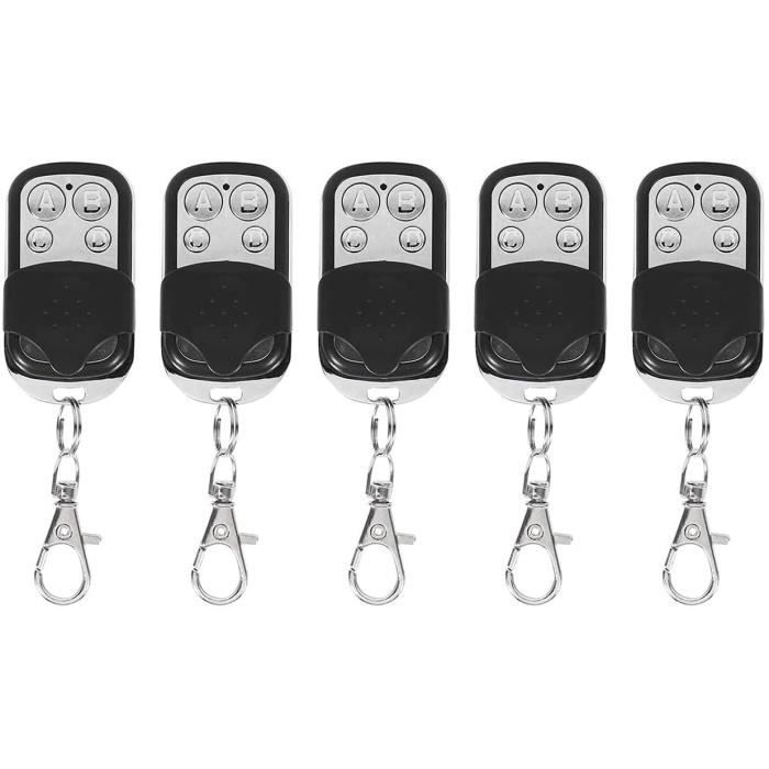 EuAcesry Telecommande Universelle Portail 433 Mhz, 4 Pièces Clonage