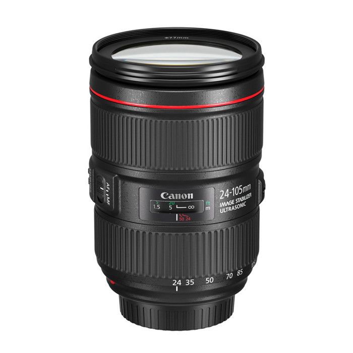 CANON - Objectif EF 24-105 mm f/4 L IS II USM - Zoom standard de série L - Stabilisateur d'image optique