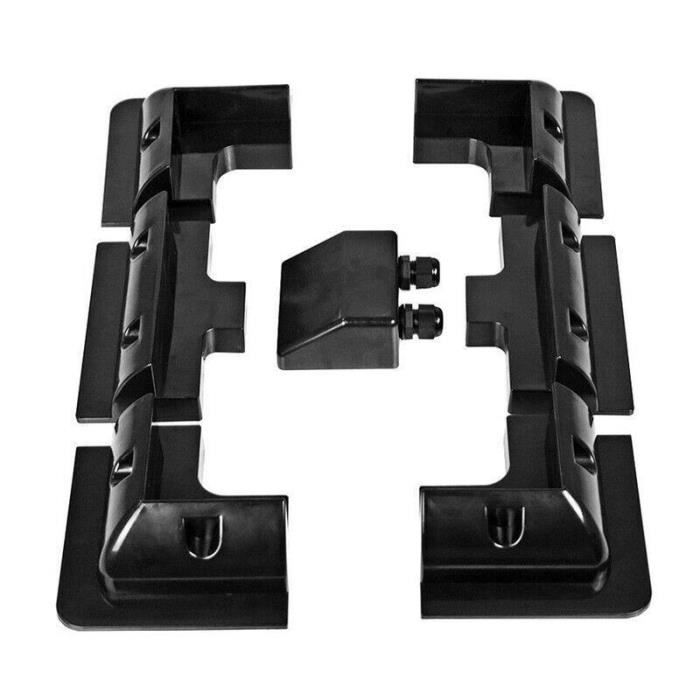 Supports Panneau Solaire Sans Perçage - ABS Résistant UV - Pour Camping-car, Caravane, Bateau