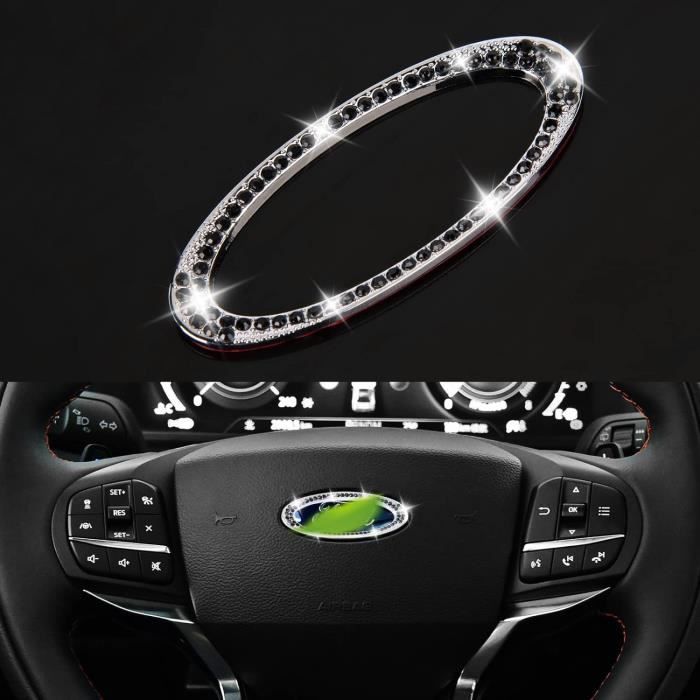Accessoire Mazda 3 Pour Volant - Emblème Autocollant Bling Intérieur De Voiture - Décoration En Métal Mignon - Compatible Avec Mazda CX-3 CX-5 MX-5