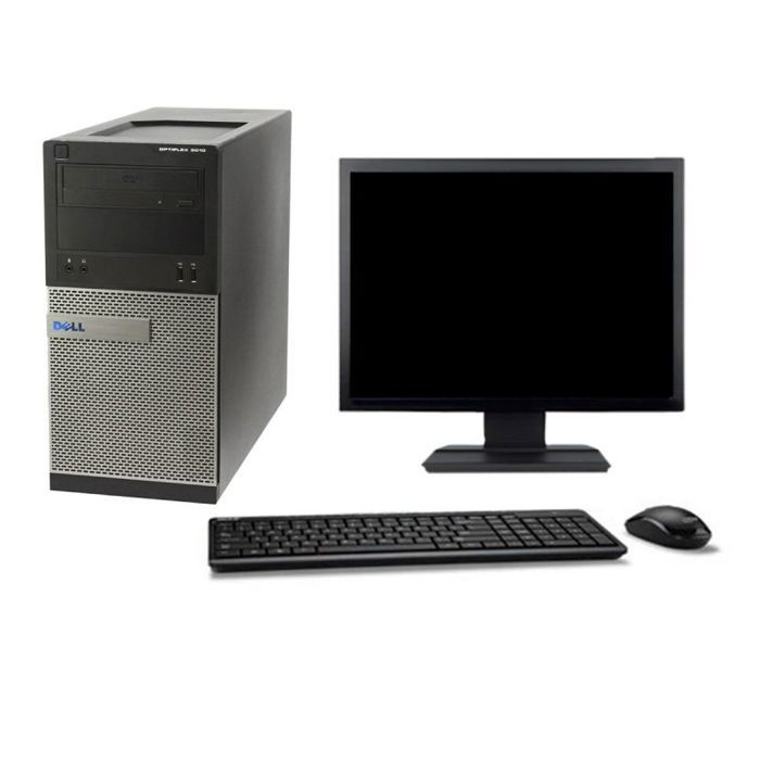 PC Dell 3010 MT Ecran 22 i5-3470 RAM 4Go SSD 960Go HDMI Windows 10 Wifi Reconditionné - Dell reconditionné disponible sur Cdiscount Seconde Vie
