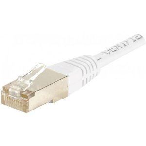 Cable rj45 10m ftp cat6 blanc