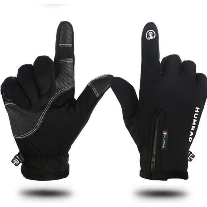 Gants de plein air hivernal, écran tactile hivernal, gants VTT antidérapants coupe-vent pour sports alpinistes Ski de plein air Équi