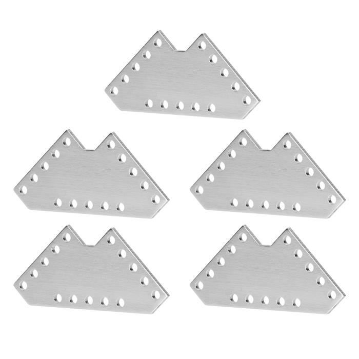 Support D'angle En L En Alliage D'aluminium, Fixation à 90 Degrés Pour Bricolage Et Montage