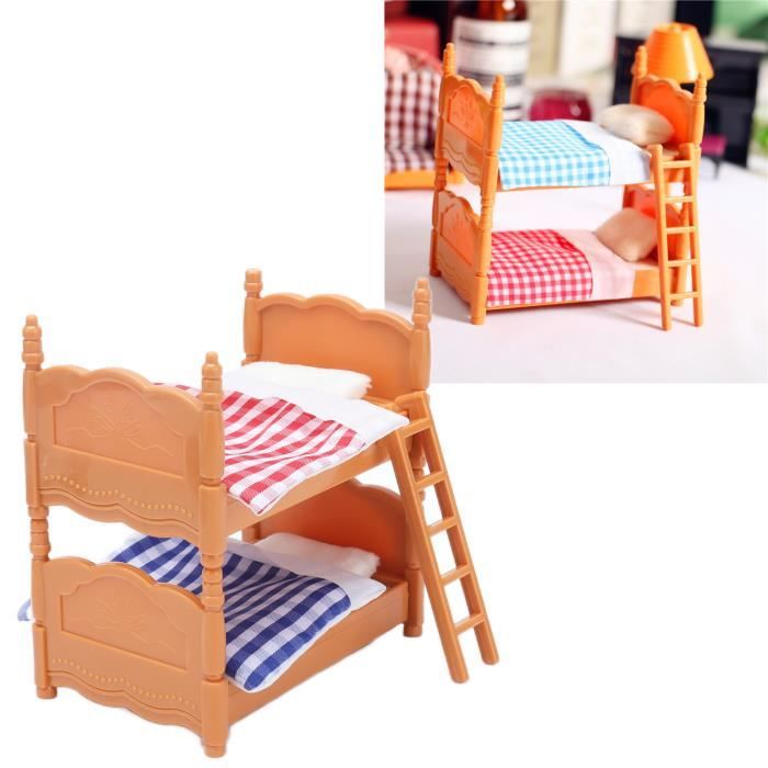 DRIPEX Lit Superposé 140x200cm avec toboggan,Lit double avec échelle DRIPEX Lit Superposé 140x200cm avec toboggan,Lit double avec échelle