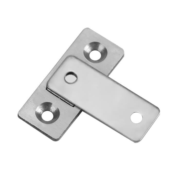Lot De 2 Loquets De Porte Magnétiques 30 Mm – Fermeture Discrète Pour Meuble Et Armoire