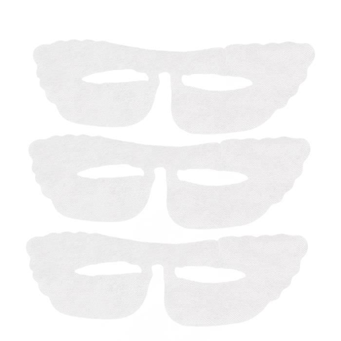 EBTOOLS Papier Masque Pour Les Yeux Jetable 50 Pièces Jetables En Soie Masque Pour Les Yeux