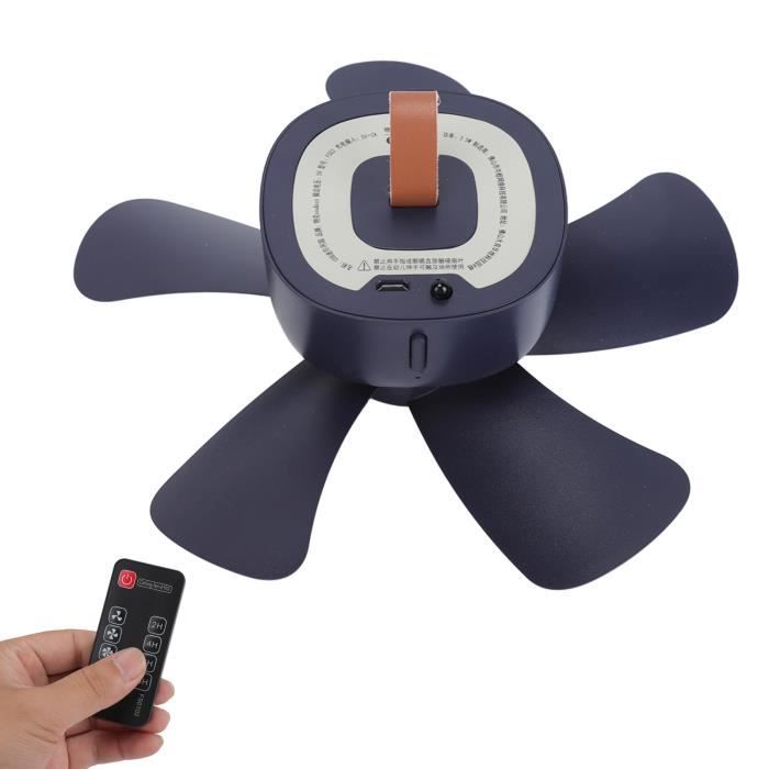 Ventilateur De Plafond De Camping, Crochet Usb Télécommandé Petit