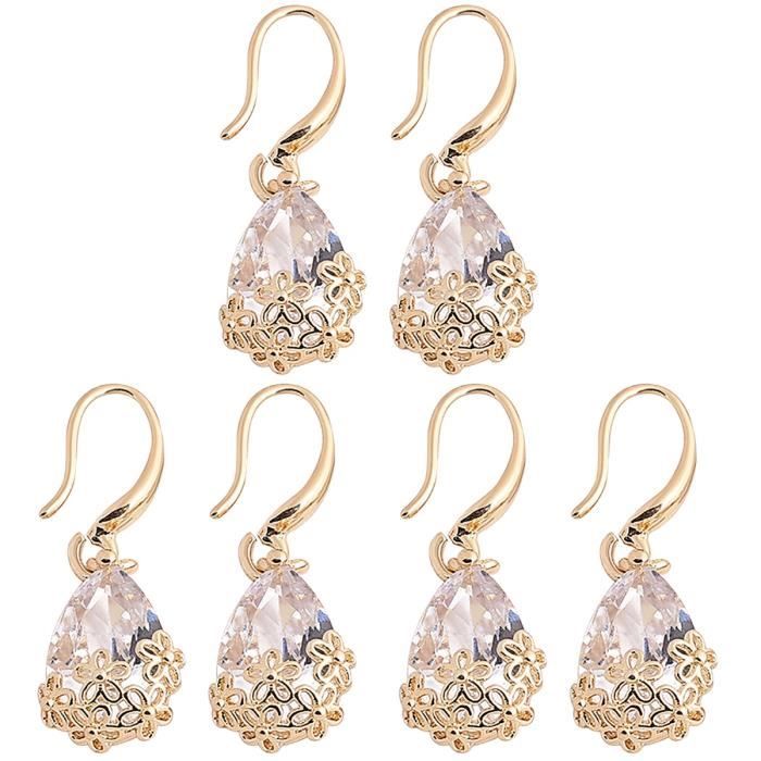 Boucle D'oreille étoile De David Symbole Chai : Bijoux Religieux Sans Nickel - France