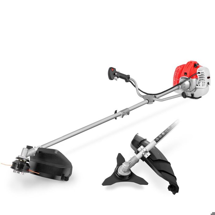 Débroussailleuse Thermique GREENCUT GGT650X-7 65cc 4,9ch - Moteur 2 Temps, 7 Accessoires, Harnais, 7-en-1