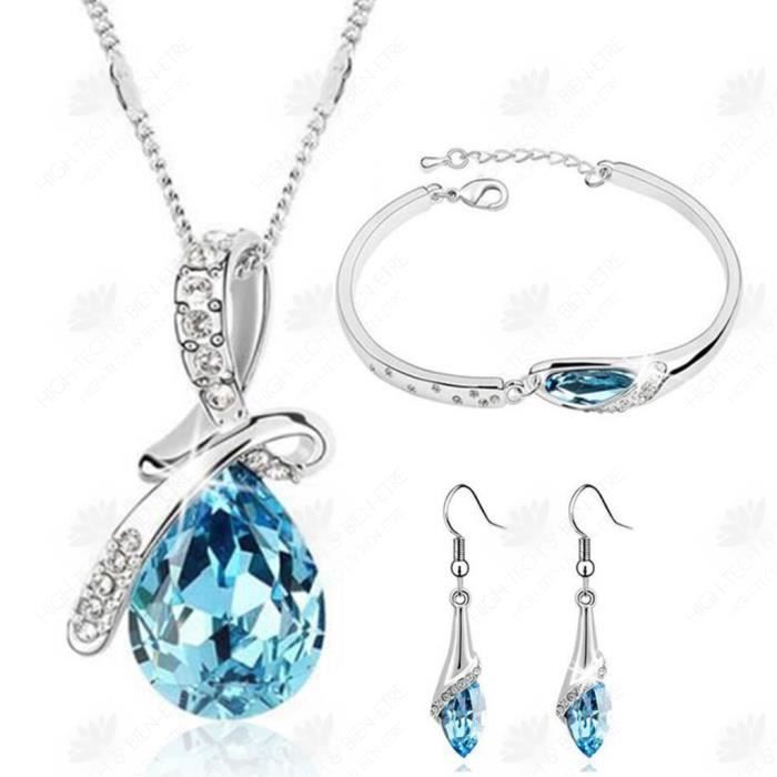 Emibele Parure De Bijoux Pour Femme, Collier En Acier Inoxydable Avec Pendentif Brillant, Clous D'Oreilles En Zircon Cubique, Cadeaux De Bijoux Pour Mère Fille, Acier Inoxydable, Zircone Cubique Emibele Parure De Bijoux Pour Femme, Collier En Acier Inoxydable Avec Pendentif Brillant, Clous D'Oreilles En Zircon Cubique, Cadeaux De Bijoux Pour Mère Fille, Acier Inoxydable, Zircone Cubique