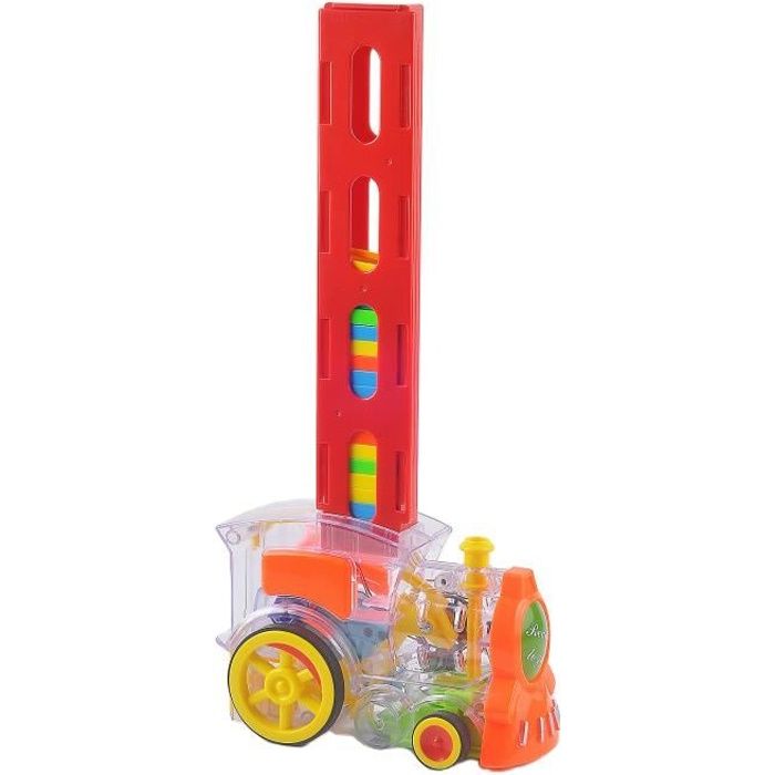 Train Domino Interactif Automatique – Jouet Éducatif Avec Effets Sonores Et Lumineux Pour Enfants Train Domino Interactif Automatique – Jouet Éducatif Avec Effets Sonores Et Lumineux Pour Enfants