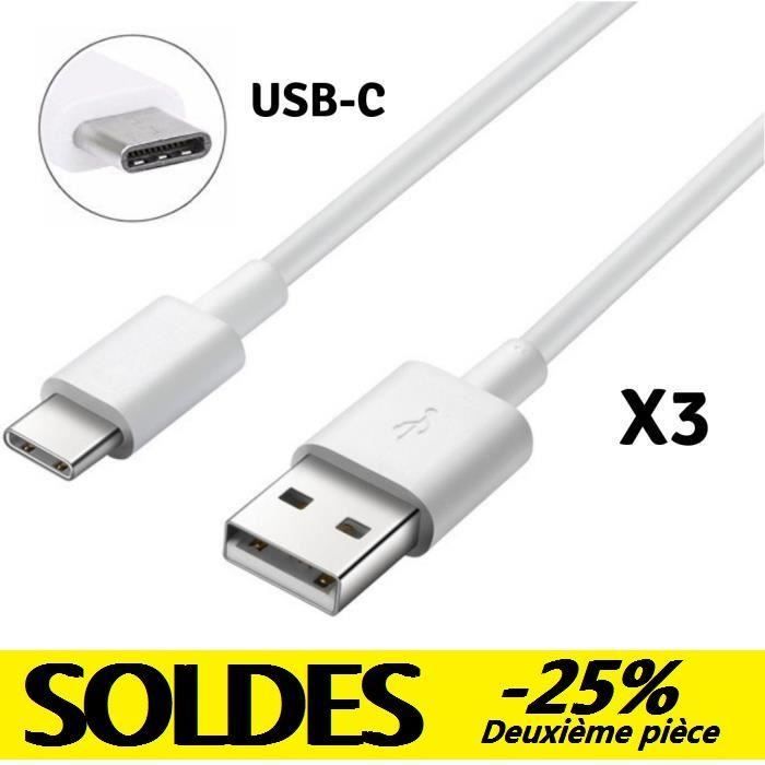 Lot De 3 Huawei P30 Avec Otg Connecteur Usb Type C Male Vers Micro Usb Femelle