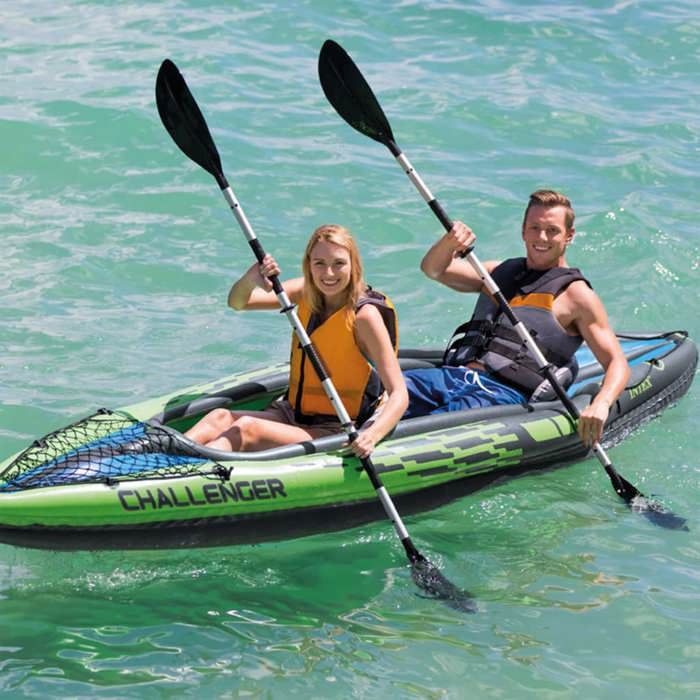 Intex Kayak Gonflable 305x91x46 Cm - Canoë 2 Places, Randonnée Aquatique