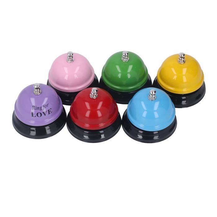Cloche D'Appel Acier Inoxydable - Sonnette De Service Pour Personnes Âgées Ou Tables Bureau