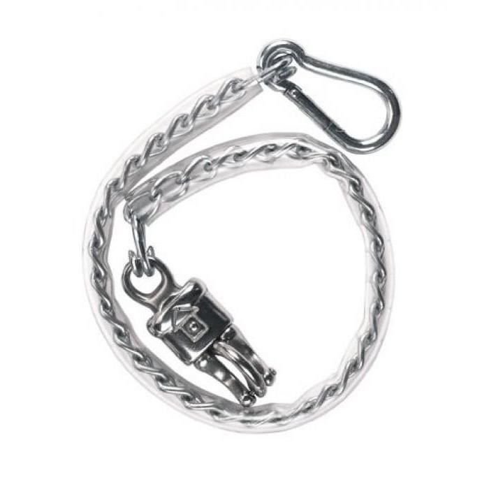 Comparer les prix de KERBL 321415 CHAÎNE D'ATTACHE RECOUVERTE DE PLASTIQUE AVEC MOUSQUETON ANTI-PANIQUE ET MOUSQUETON