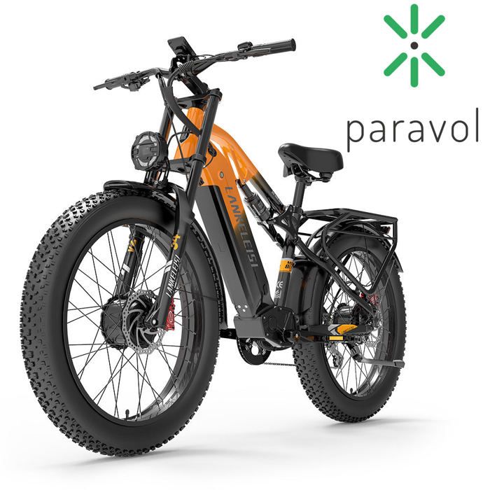 LANKELEISI MG800 MAX VTT electrique tout terrain a double moteur 2 1000 moteurs batterie Samsung 48V 20Ah 7 vitesses Orange Cdiscount Sport