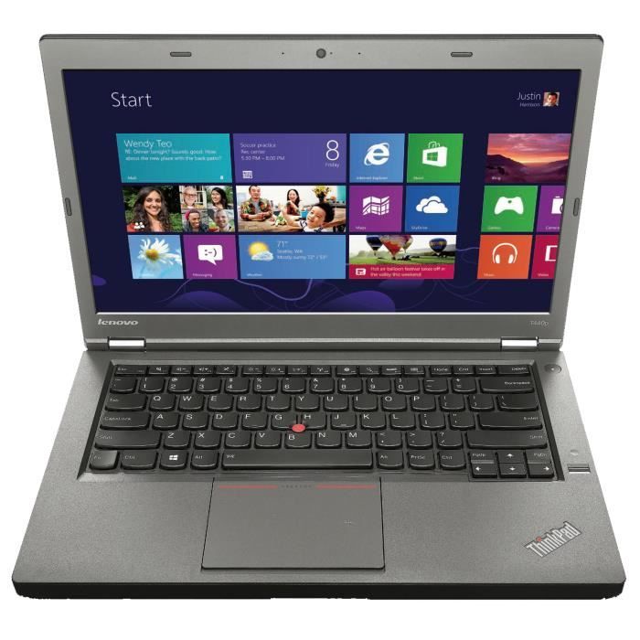 Lenovo ThinkPad T440p Intel® Core™ i5 de 4eme génération 2 6 GHz 35 6 cm 14 1600 x 900 pixels 4 Go - vue 1